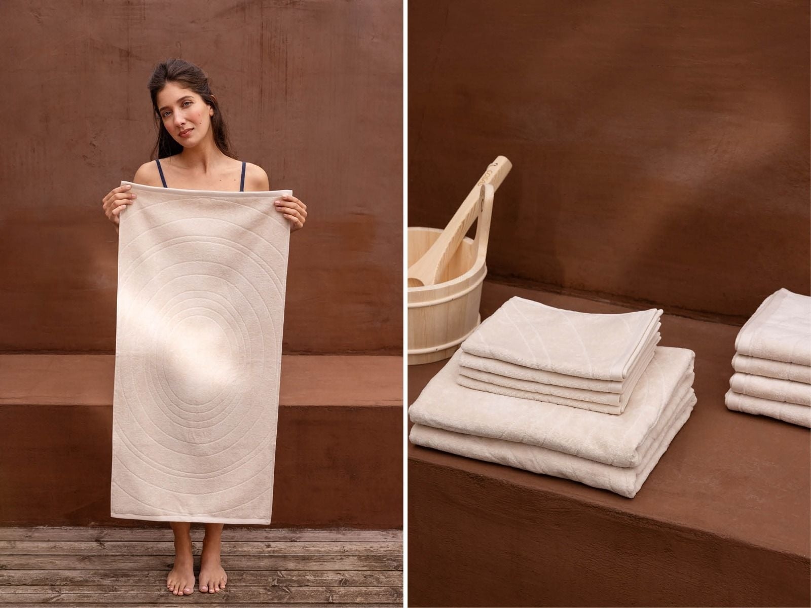 Handtücher Velours Soft Sand 50x100