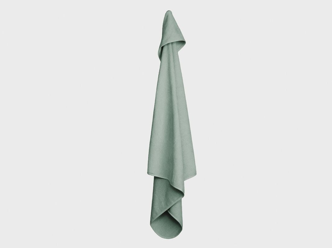 Baby Badetuch Mini Dots Sea Green 75x75