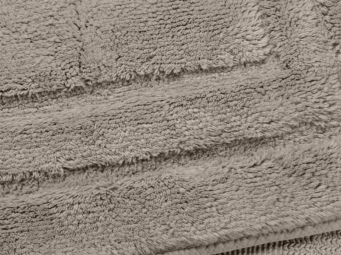 Badematte Deluxe Warm Taupe 60 × 100