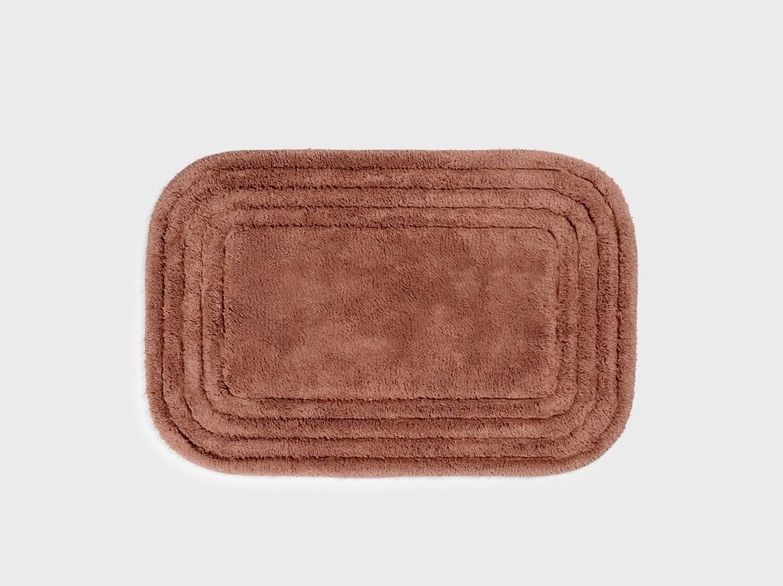 Ovale Badematte Blush Rose 60x90