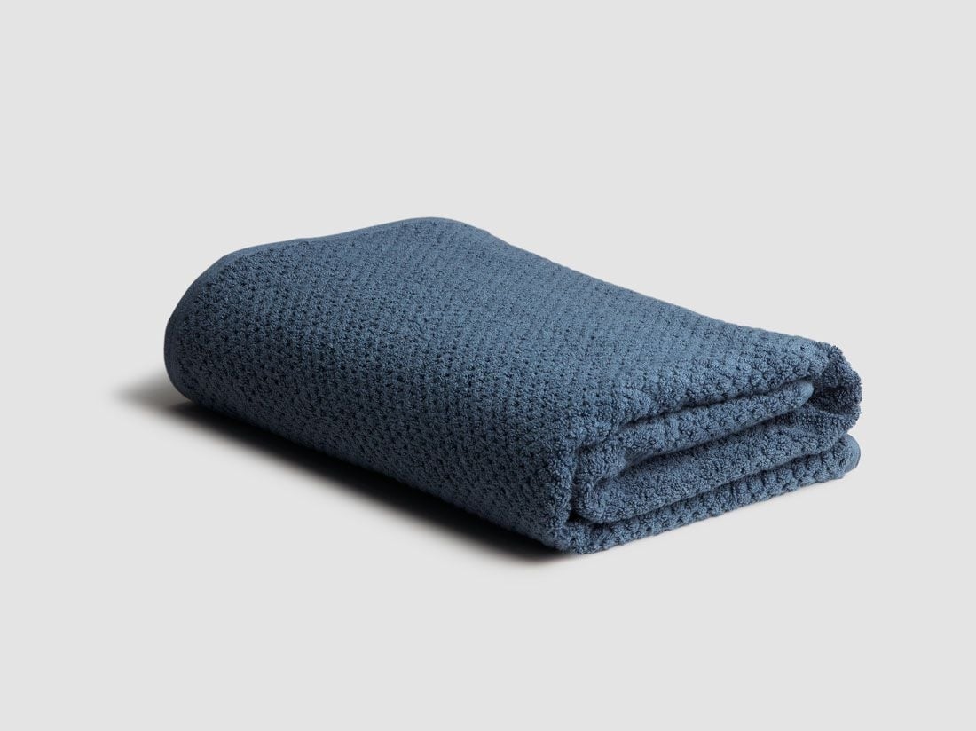 Badetuch Dots Blue 100x150 - 1 Stk