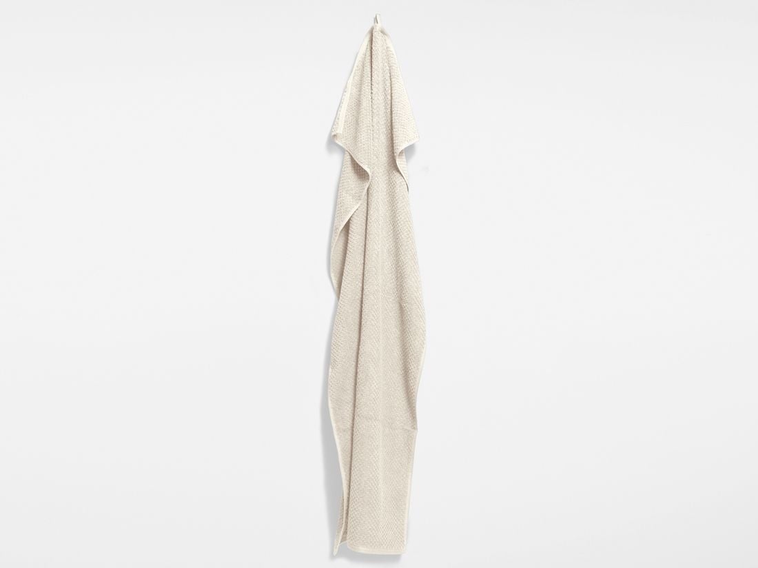 Duschtücher Dots White Sand 70x140 - 2 st