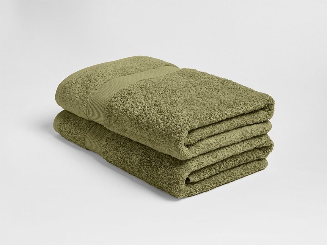 Duschtücher Terry Olive Green 70x140 - 2 Stk