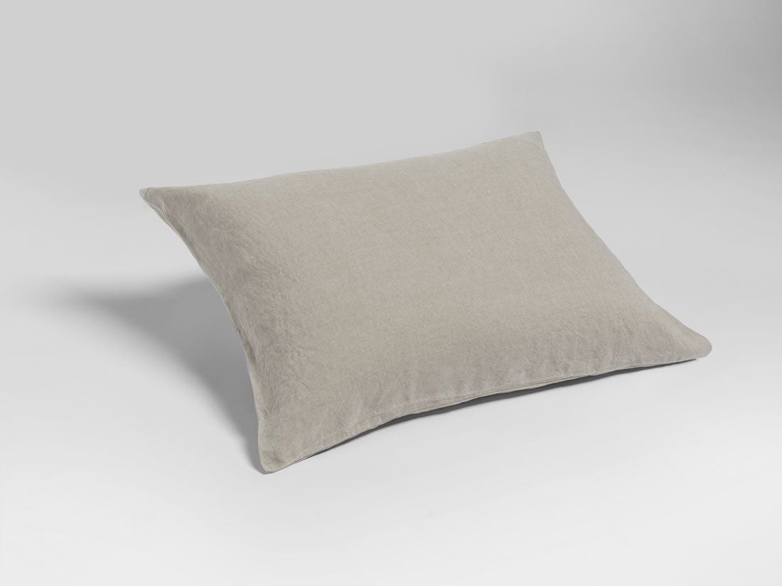 Kissenbezug Gewaschenes Leinen Natural