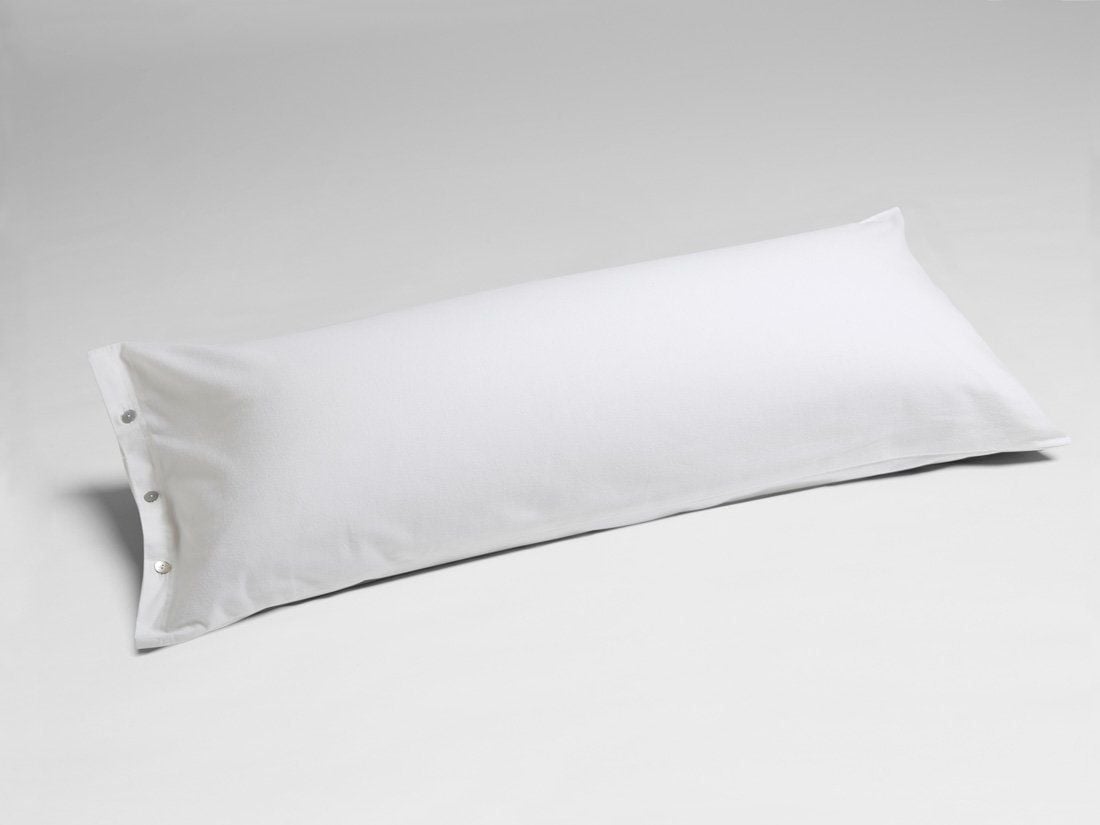 Kissenbezug Flanell Pure White 40x80