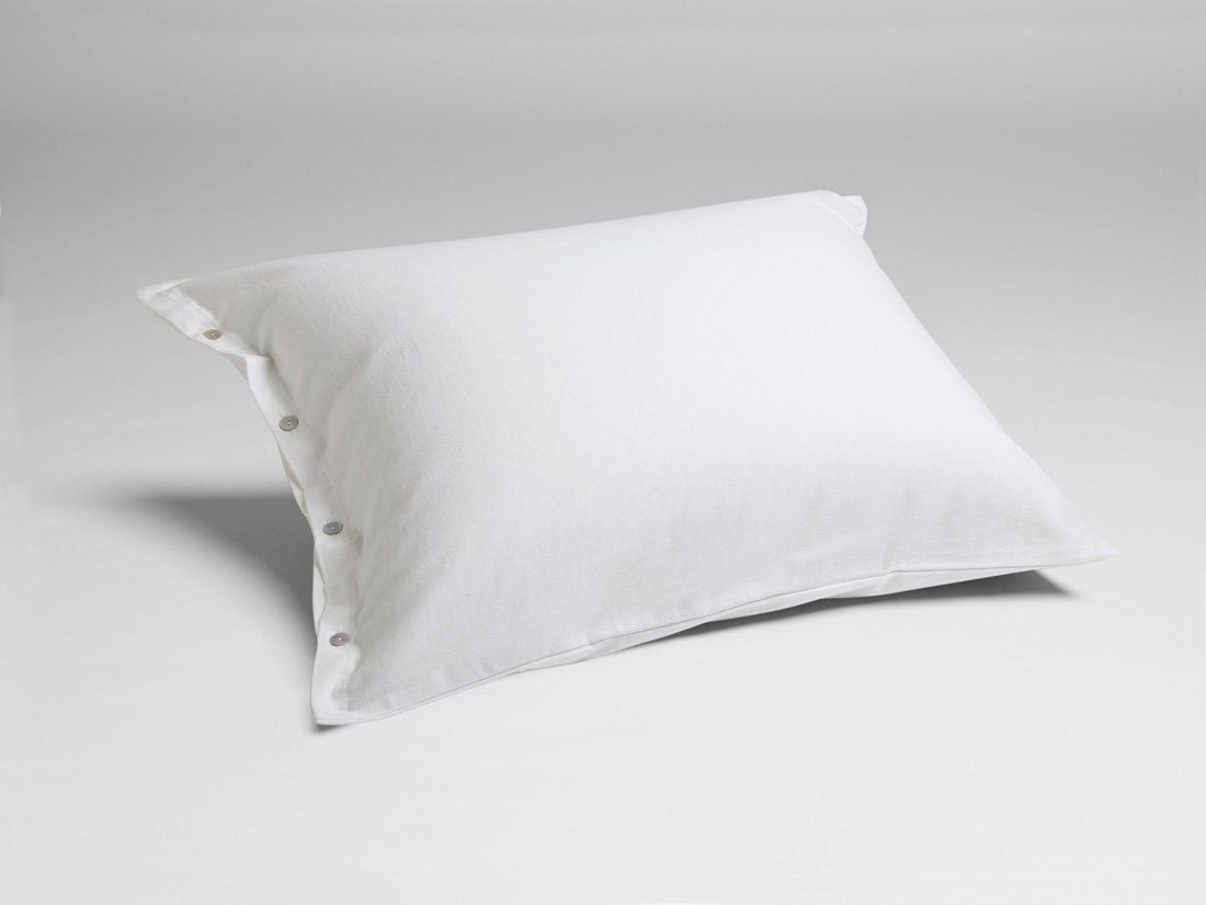 Kissenbezug Flanell pure white 50x60