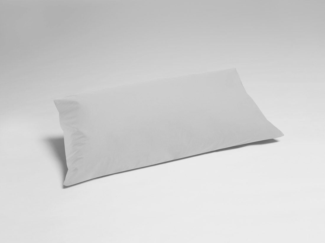 Kissenbezug Perkal-Baumwolle Misty Grey