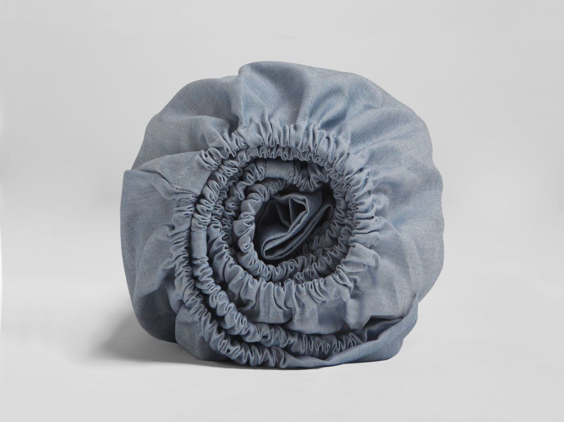 Spannleintücher TENCEL™ Blue Chambray