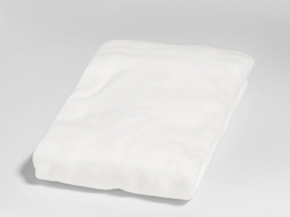 Molton Baumwolle Pure White