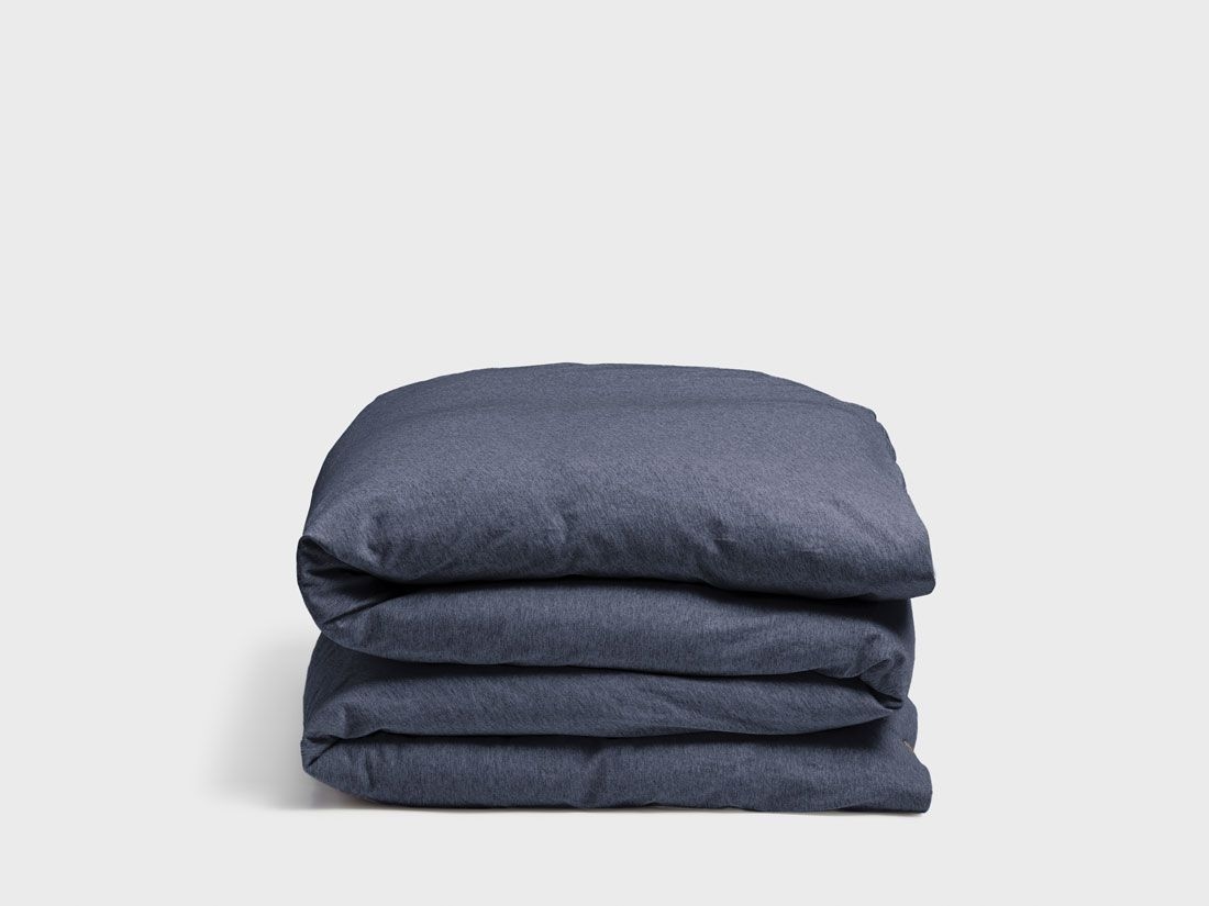 Kinderbettwäsche Baumwolljersey Indigo Blue