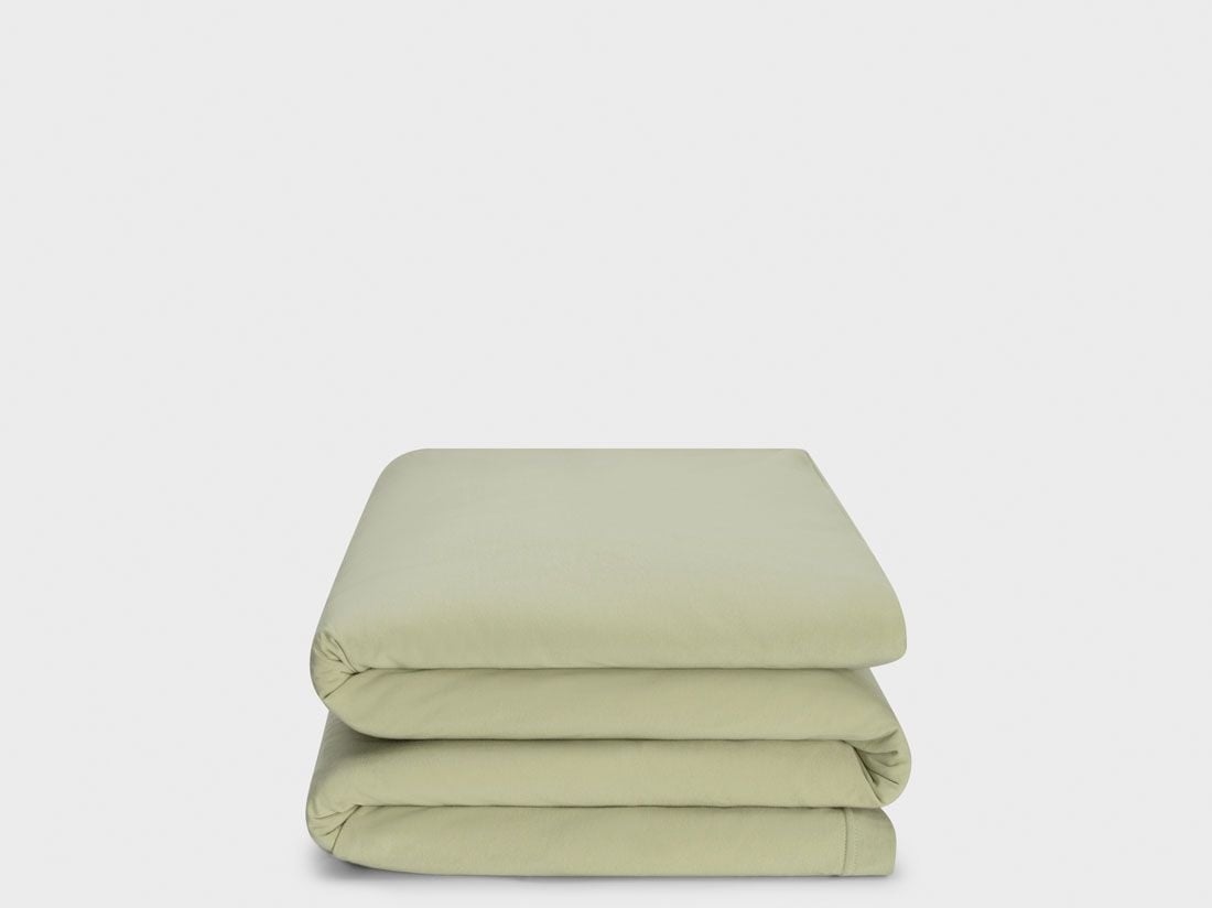 Kinderbettwäsche Baumwolljersey Pistachio Green 120x150