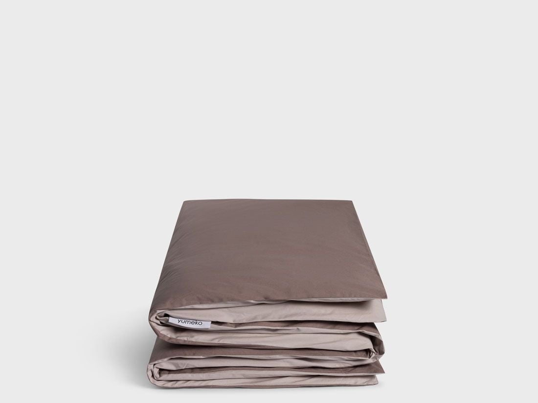 Kinderbettwäsche Perkal-Baumwolle Double Face Rose/Mauve 120x150