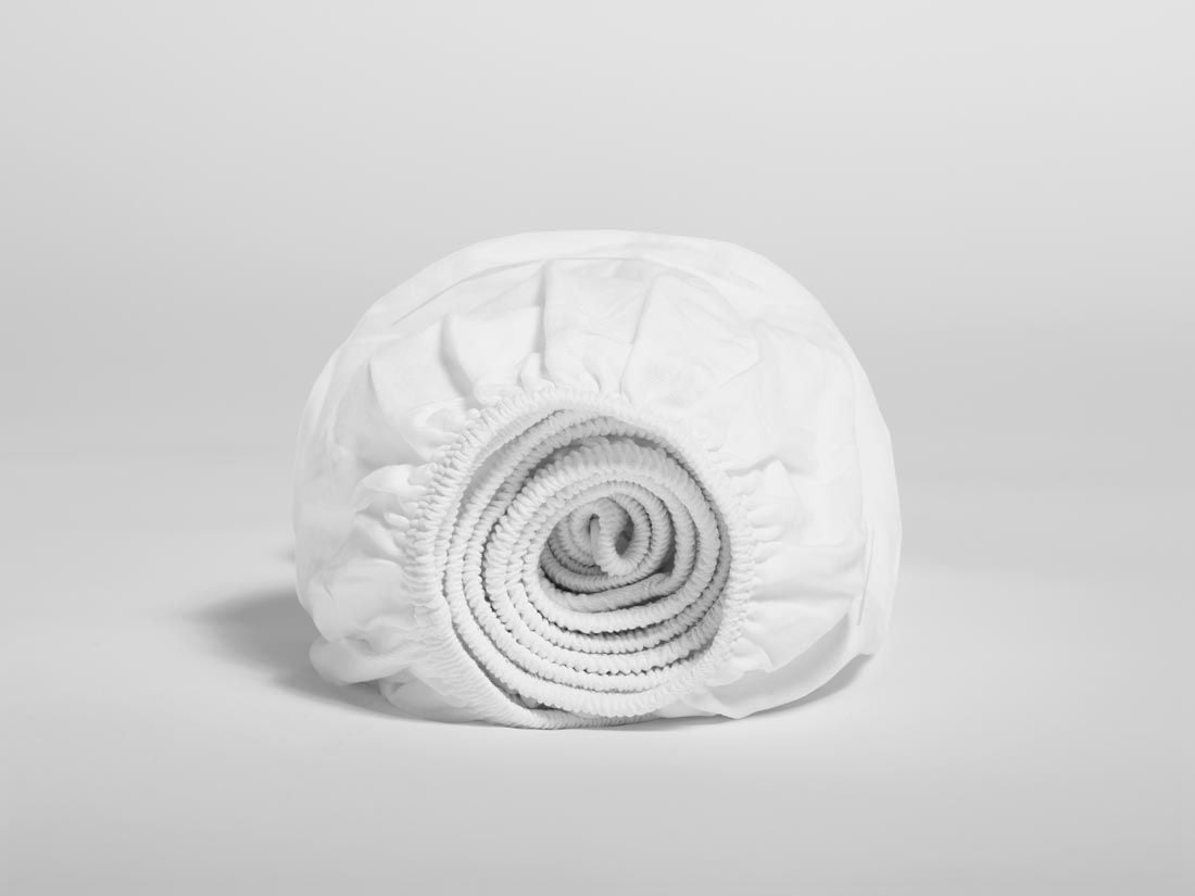 Kinderspannleintücher Baumwolljersey Pure White
