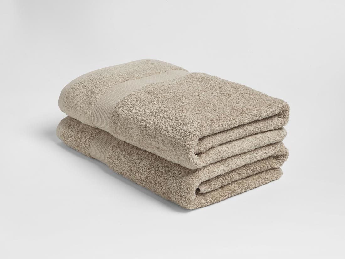 Duschtücher Terry Warm Taupe 70x140 - 2 Stk