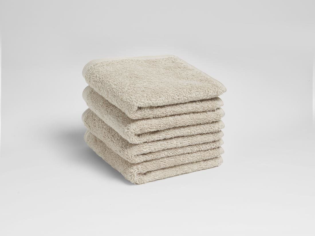 Gästehandtücher Terry White Sand 30x50 - 4 Stk.