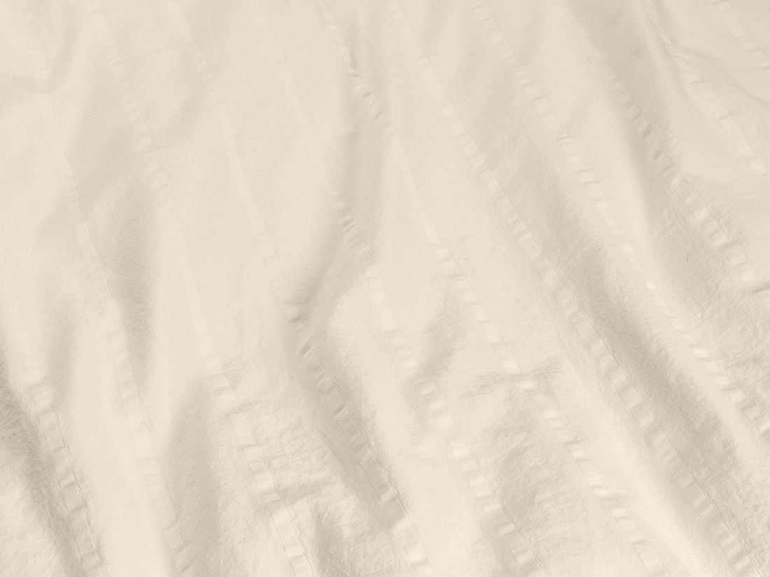Kissenbezug Seersucker-Baumwolle Gentle White