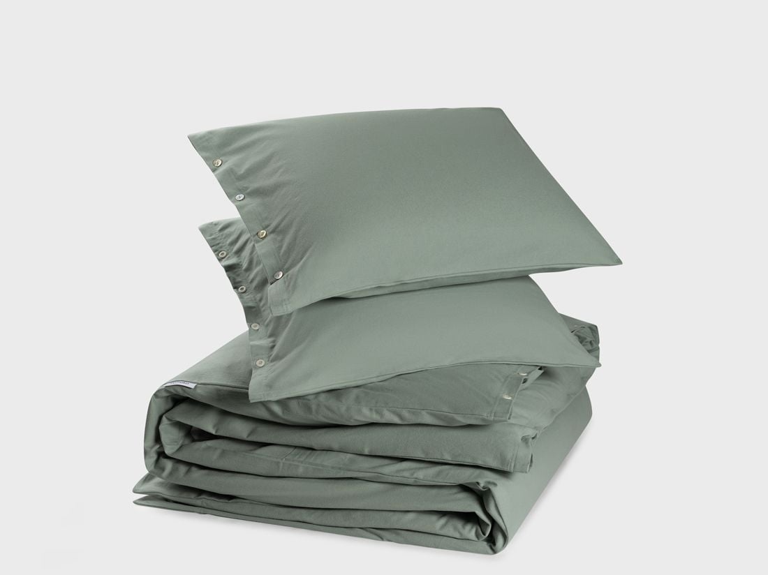 Bettwäscheset Flanell Pale Green
