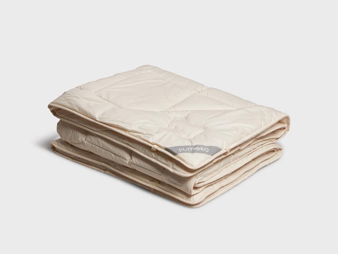 Schurwolle-Bettdecke Übergang