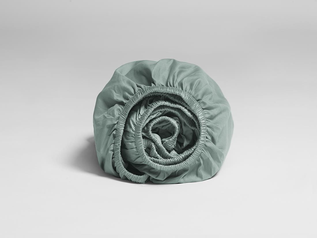 Spannleintücher Baumwollsatin Sea Green