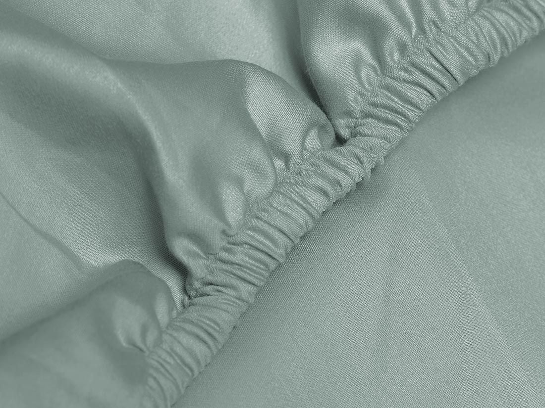 Spannleintücher Baumwollsatin Sea Green