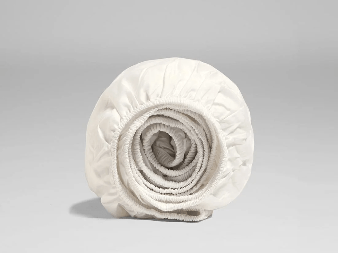 Kinderspannleintücher Baumwollsatin Warm White