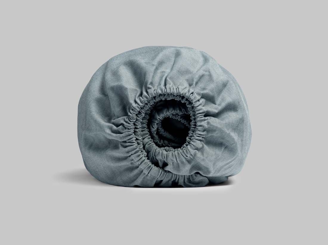 Spannleintücher TENCEL™ Green Chambray