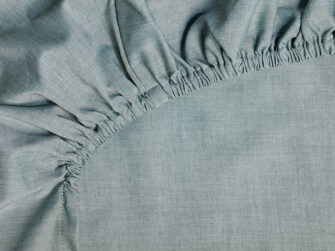 Spannleintücher TENCEL™ Green Chambray