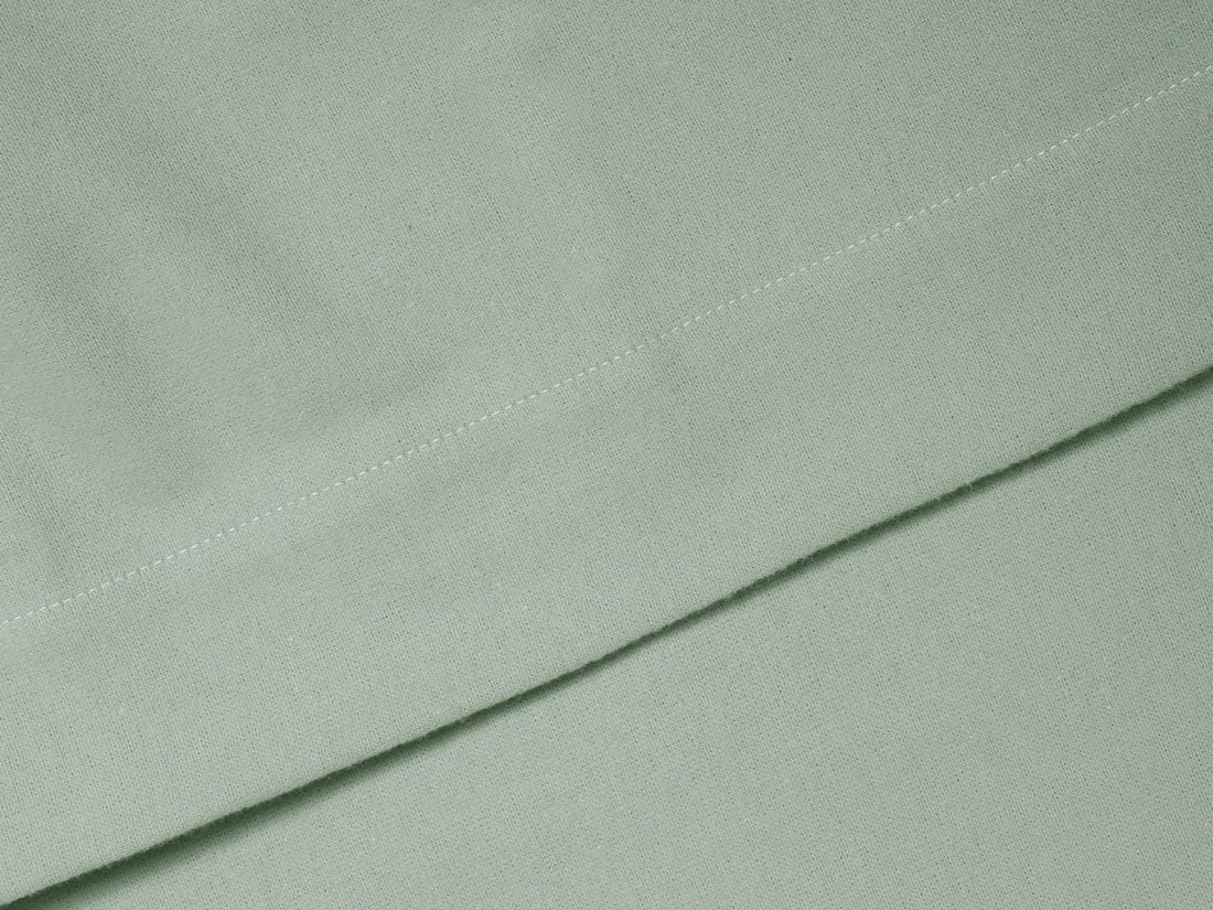Bettlaken Flanell Pale Green 200x260