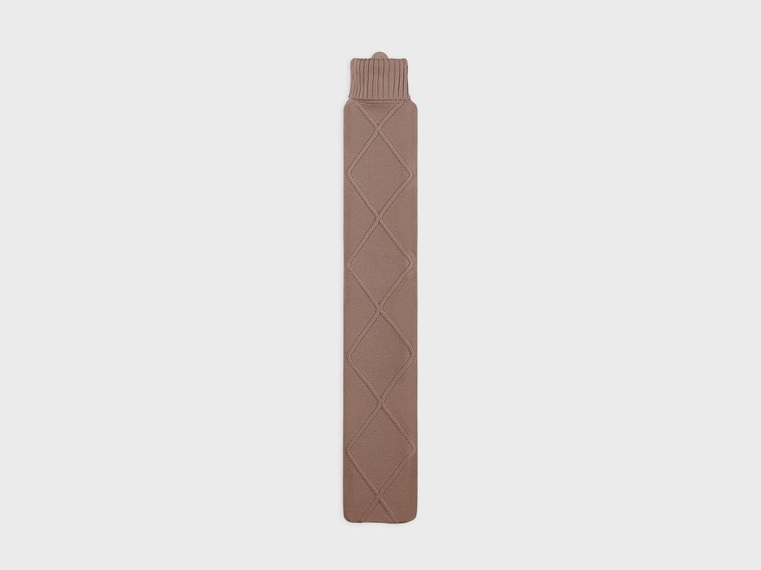 XL-Wärmflaschenbezug Baumwolle Cocoa Brown 78x12