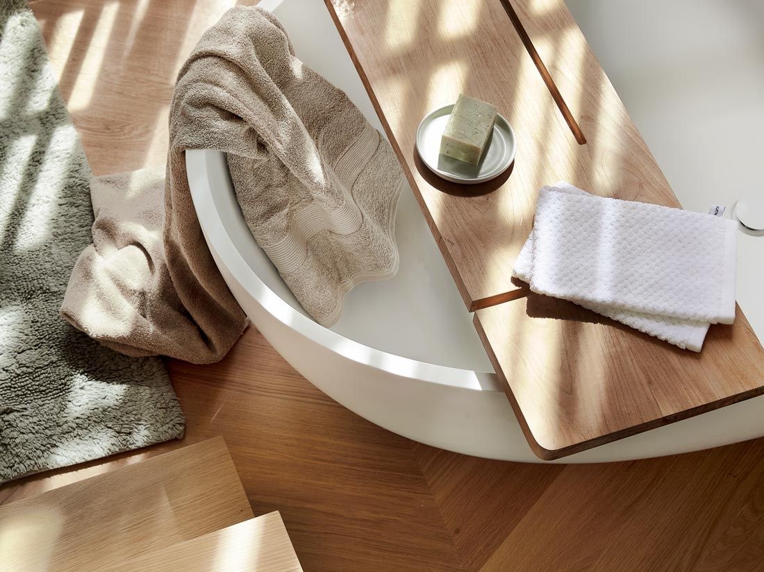 Badetuch Terry Warm Taupe 100x150 - 1 Stk.