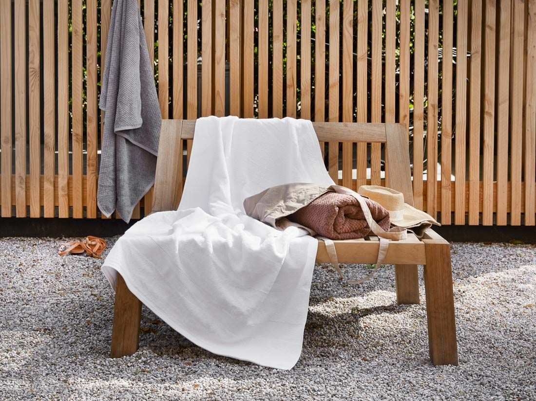 Badetuch Terry Pure White 100x150 - 1 Stk.