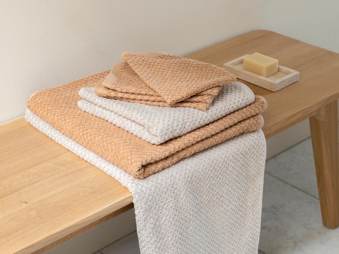 Waschlappen Dots Honey 15x22 - 4 st