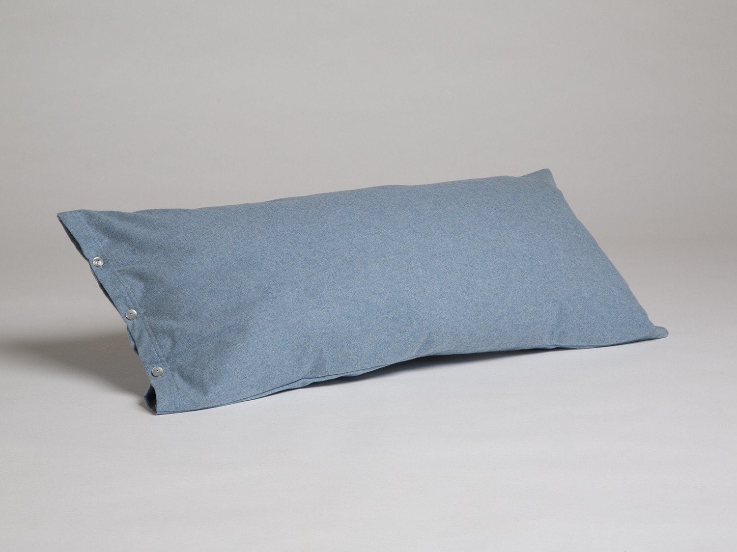 Kissenbezug Flanell Light Blue 40x80