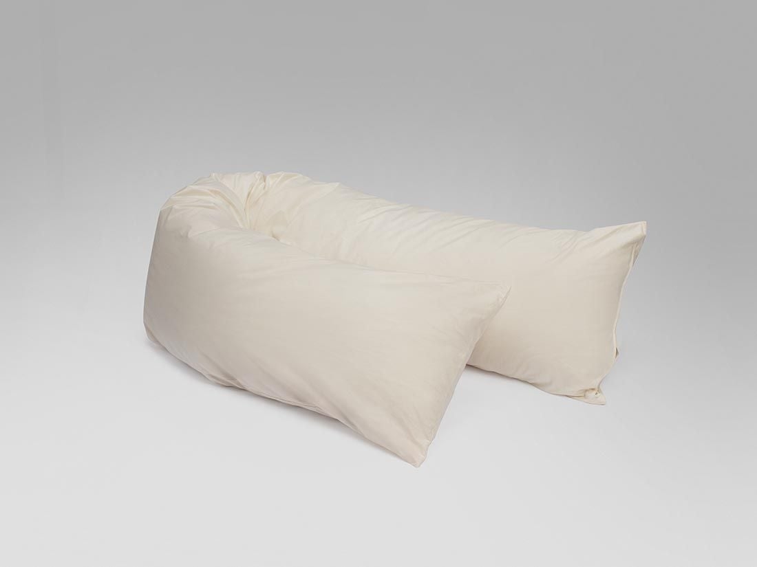 Seitenschläferkissen Wolle 35 × 160