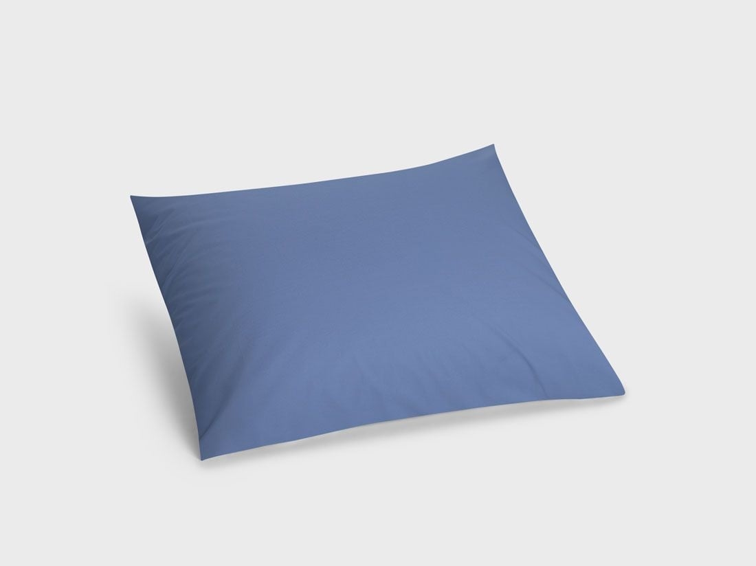 Kissenbezug Perkal-Baumwolle Serene Blue