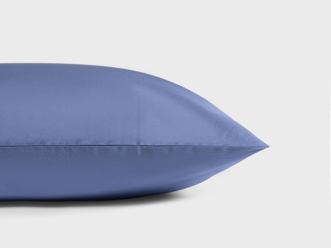 Kissenbezug Perkal-Baumwolle Serene Blue