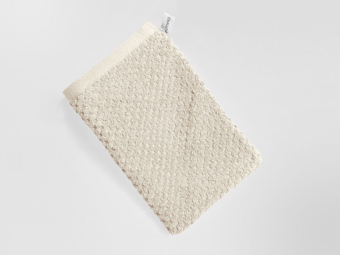 Waschlappen Dots White Sand 15x22 - 4 st