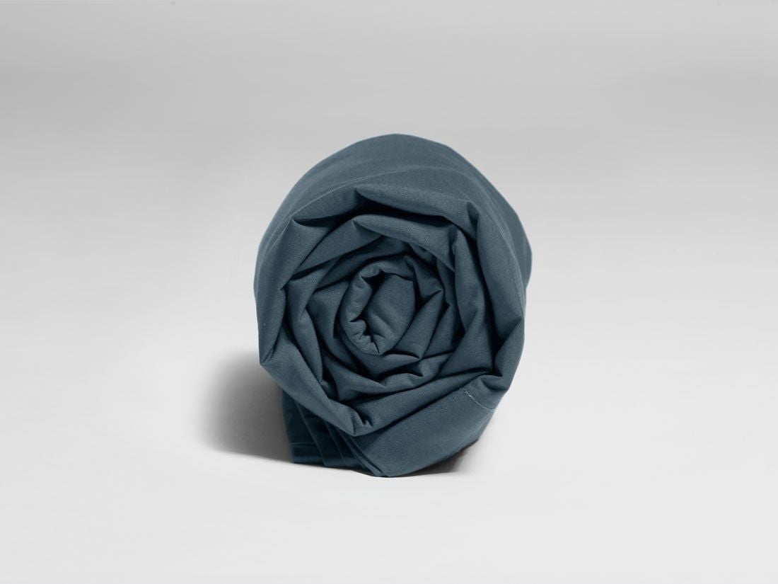 Kinderbettlaken Perkal-Baumwolle Blue 80x100