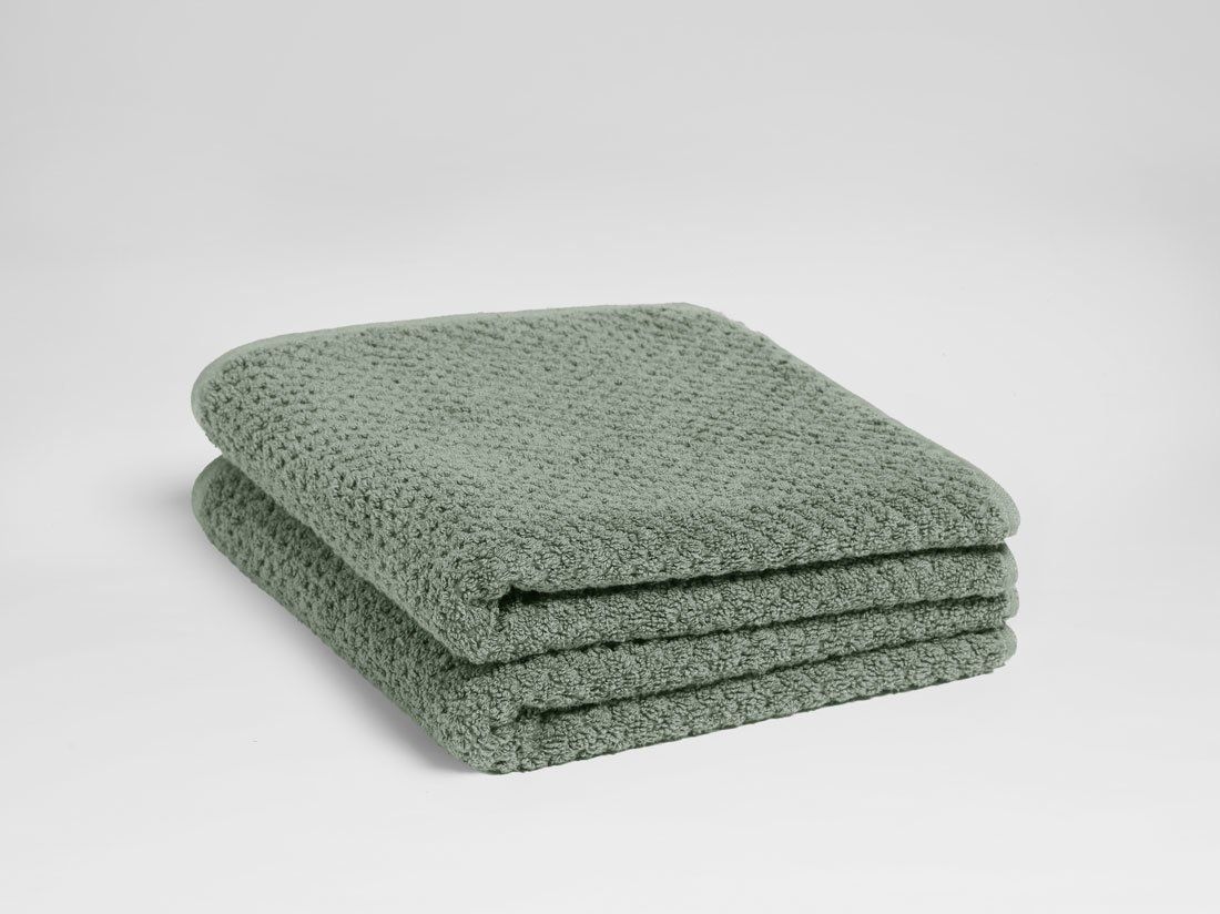 Handtücher Dots Stone Green 50x100