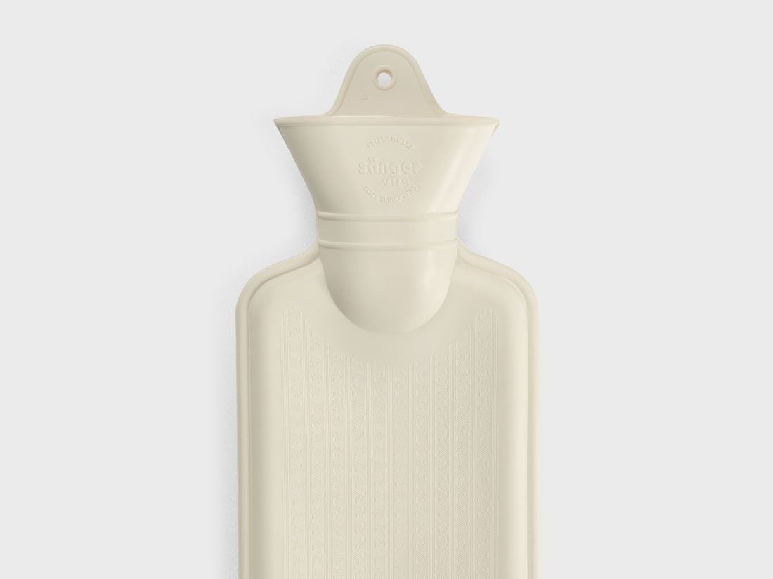 Wärmflasche XL Naturlatex Warm White