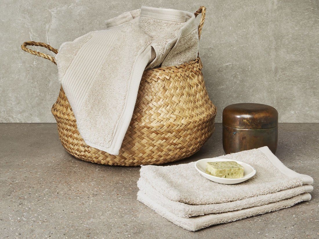 Handtücher Terry White Sand 50x100