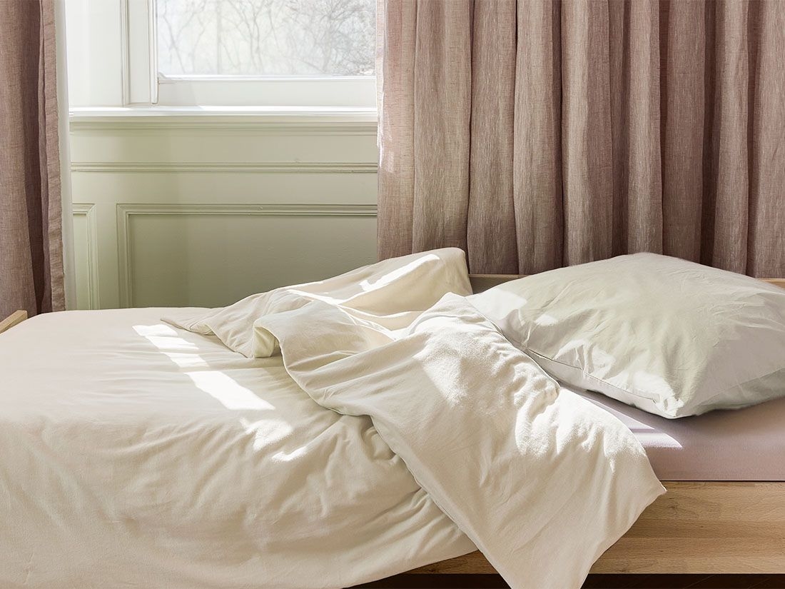 Kinderbettwäsche Baumwolljersey Sunrise White