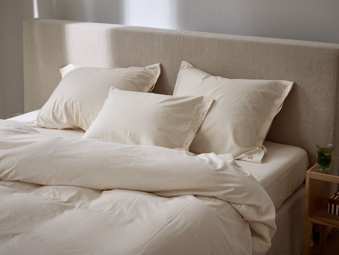 Flanell-Bettwäsche Naturell