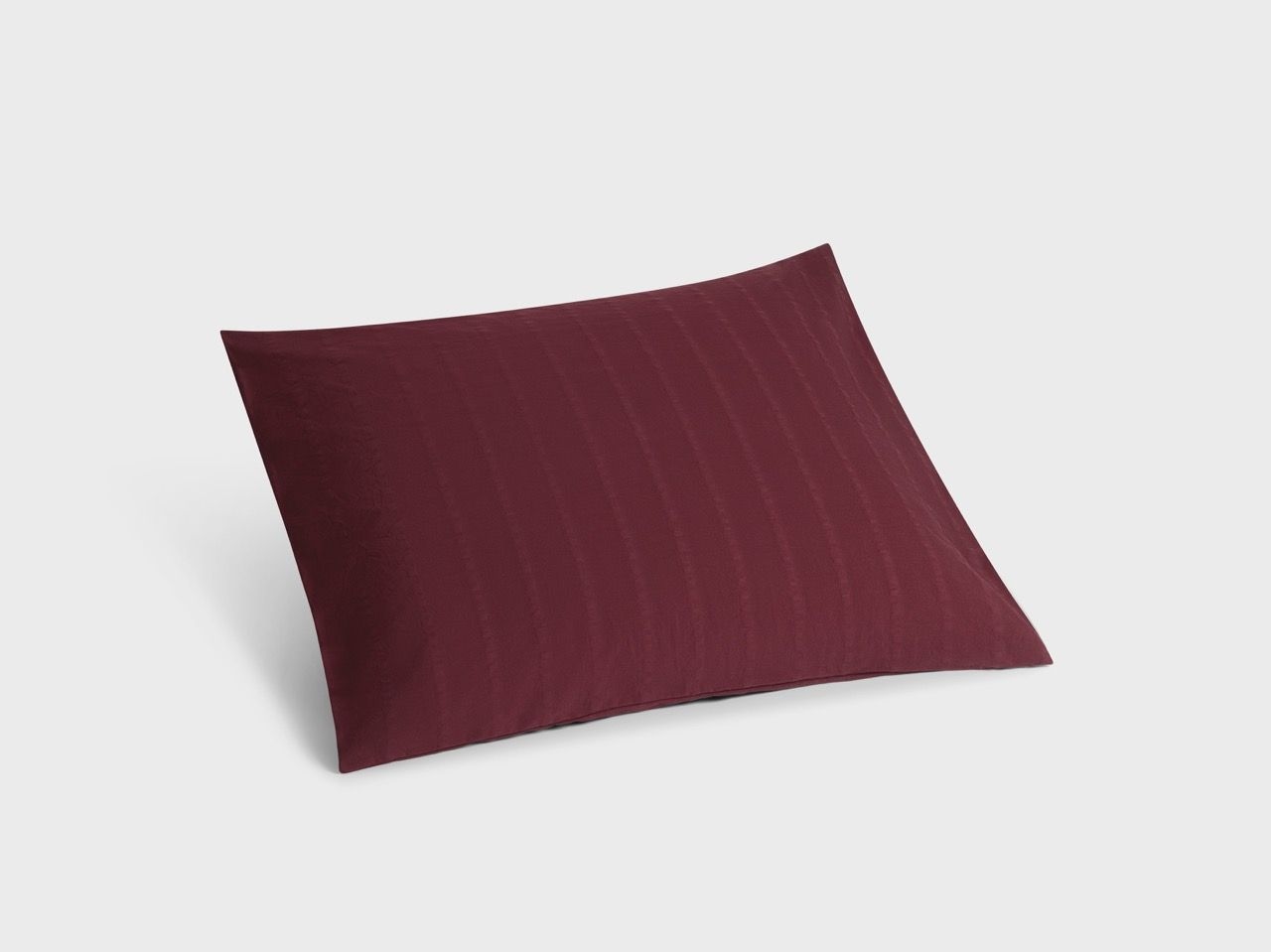 Kissenbezug Seersucker-Baumwolle Bordeaux