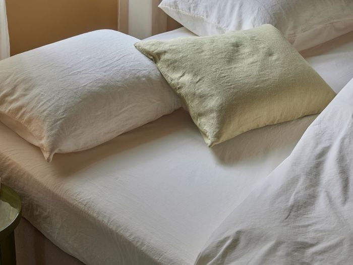 Hanf-Baumwoll-Kissenbezug Soft Cream