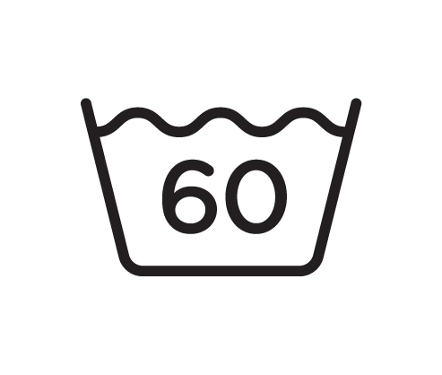 Waschen bis 60°C Waschen bis 60°C