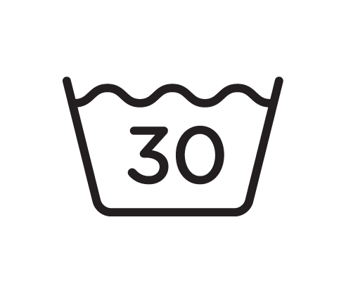 Waschen bis 30°C Waschen bis 30°C